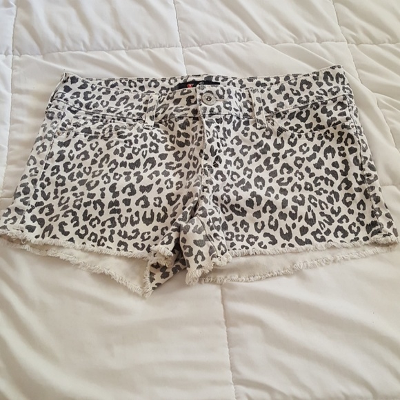 Guess Pants - Guess Leopard Print Shorts